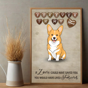 Forever Home Personalized Dog Poster – Custom Pet Wall Print - 89Prints