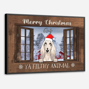 Custom Christmas Dog Poster – Best Friend Holiday Wall Art – 89Prints