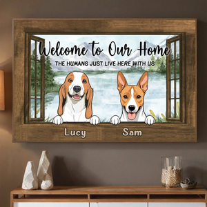 Custom Dog Welcome Poster – Unique Personalized Home Sign - 89Prints