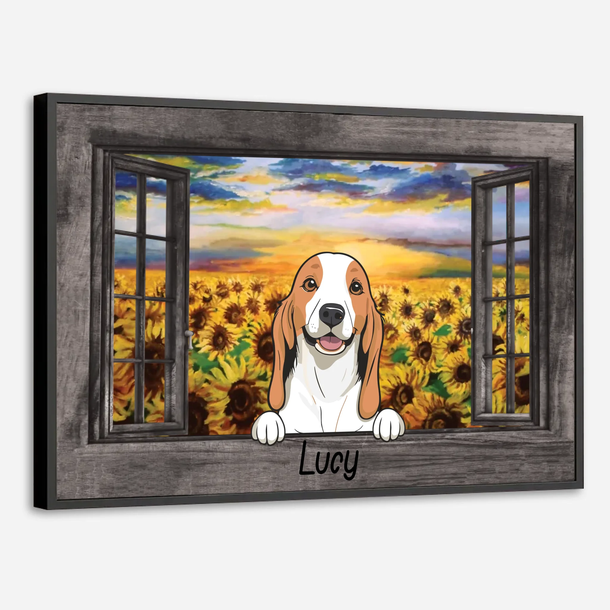Personalized Dog Poster – Unique Pet Name Print for Dog Lovers - 89Prints