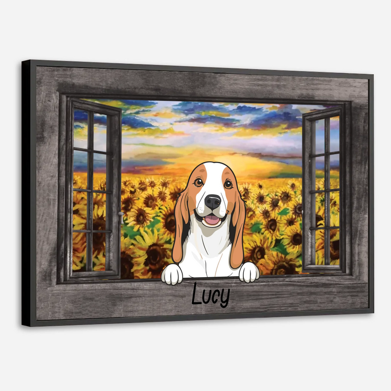 Personalized Dog Poster – Unique Pet Name Print for Dog Lovers - 89Prints