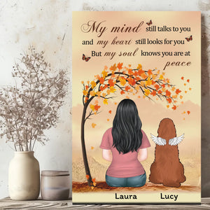 Personalized Dog Memorial Canvas – In Loving Memory Design - 89Prints