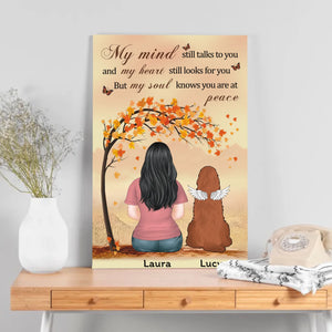 Personalized Dog Memorial Canvas – In Loving Memory Design - 89Prints