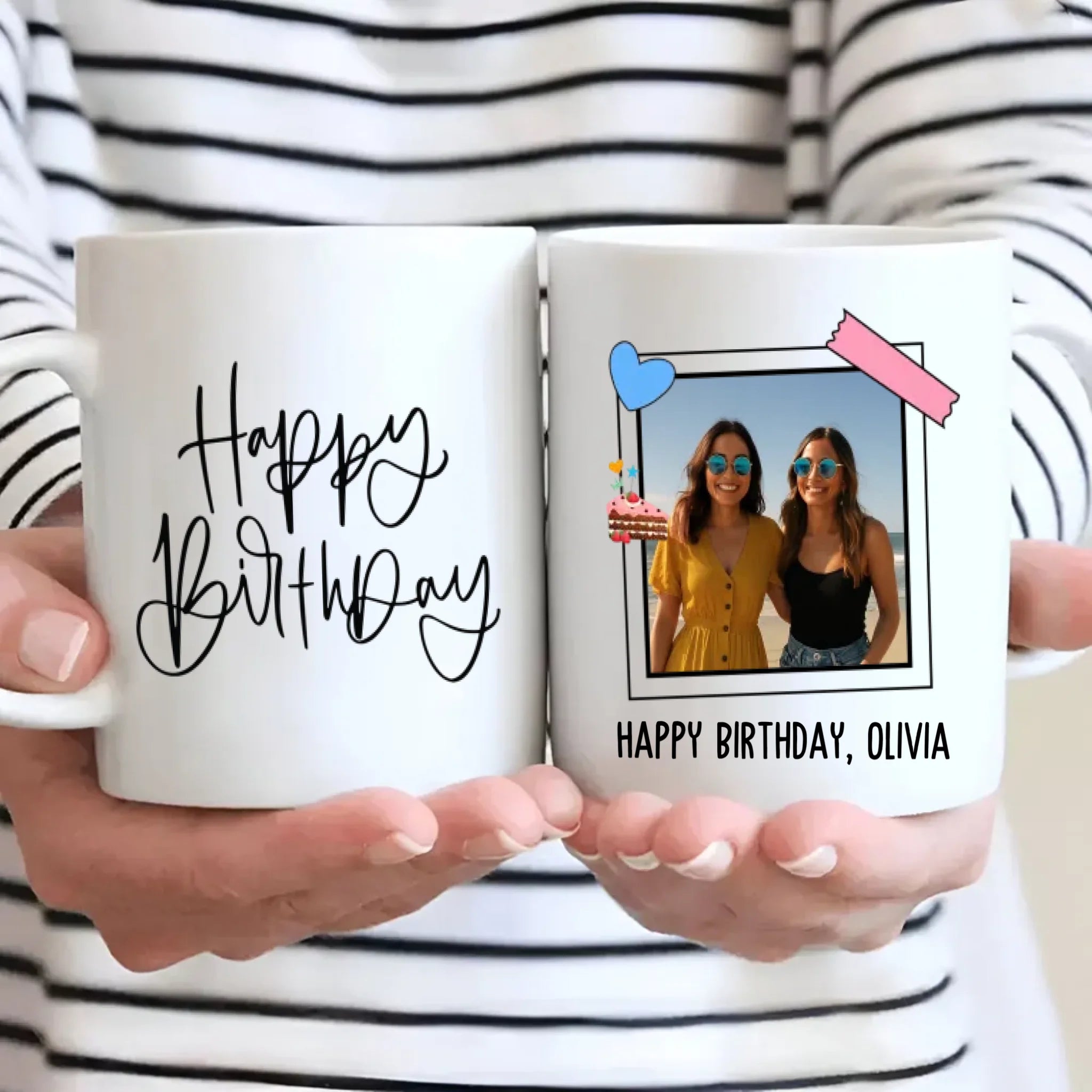 Happy Birthday Printed Mugs – Customised Name & Party Giveaways –89Prints