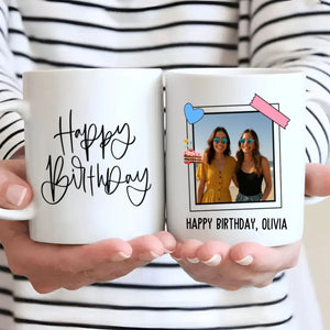 Happy Birthday Printed Mugs – Customised Name & Party Giveaways –89Prints