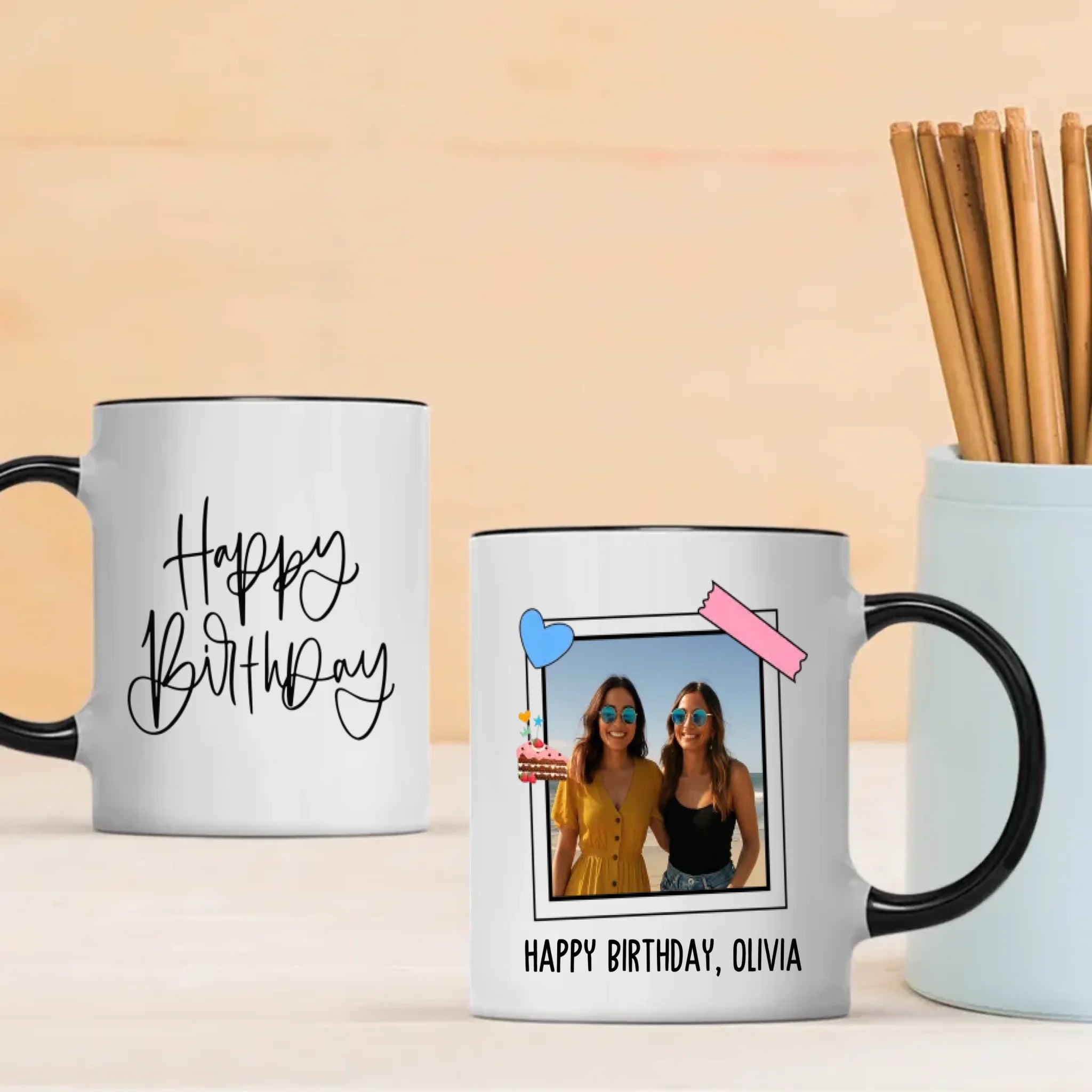 Happy Birthday Printed Mugs – Customised Name & Party Giveaways –89Prints