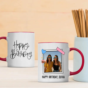 Happy Birthday Printed Mugs – Customised Name & Party Giveaways –89Prints