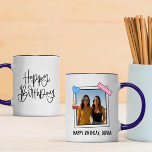 Happy Birthday Printed Mugs – Customised Name & Party Giveaways –89Prints
