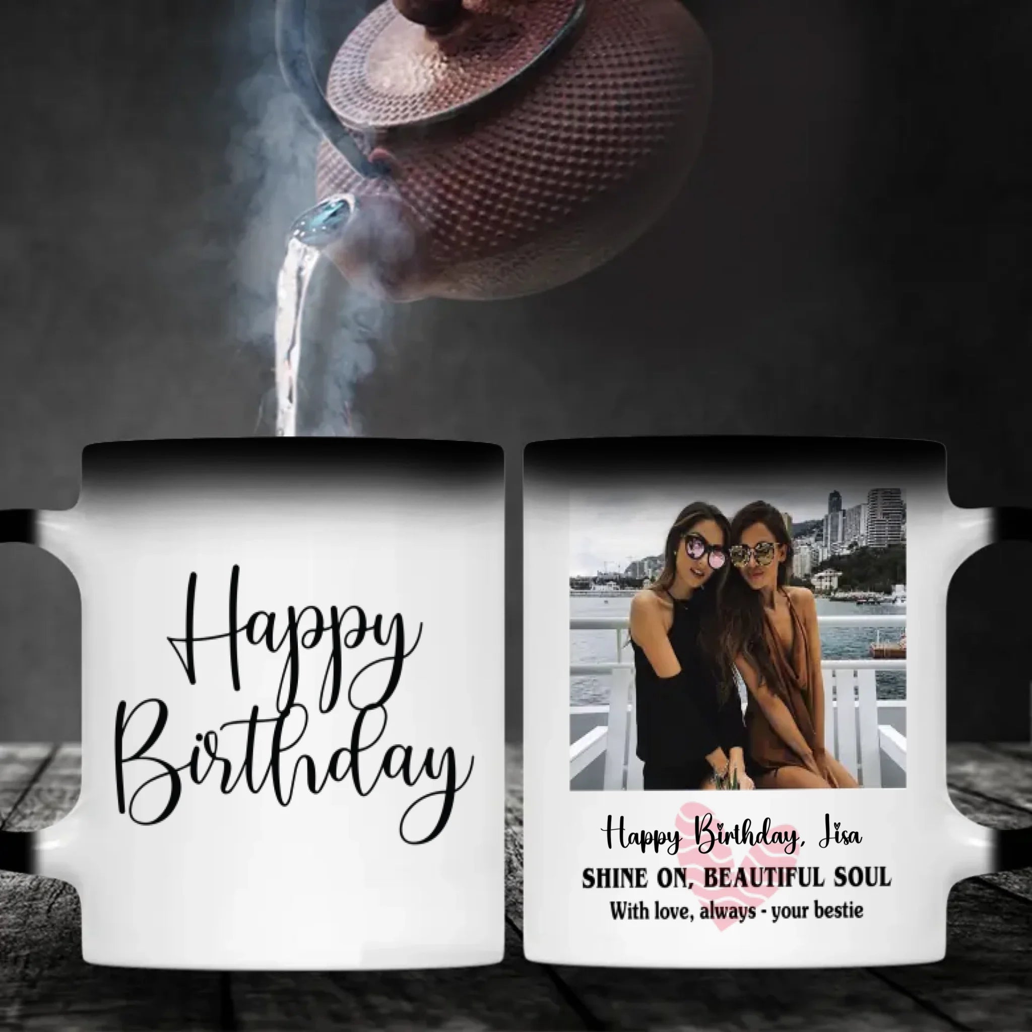 Custom Birthday Mug – “Shine On Beautiful Soul” Gift Cup–89Prints