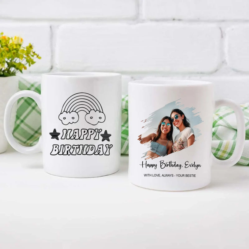 Best Friend Birthday Mug – With Love Always – Your Bestie – 89Prints