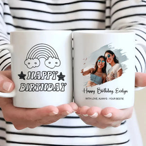 Best Friend Birthday Mug – With Love Always – Your Bestie – 89Prints