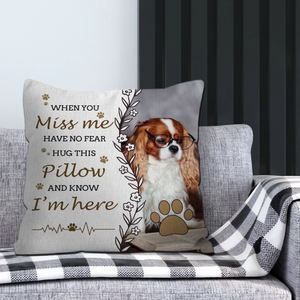 Cute Dog Photo Pillow – Personalized with Your Pet’s Face - 89Prints