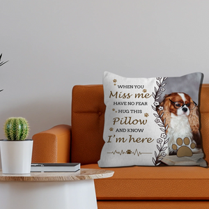 Cute Dog Photo Pillow – Personalized with Your Pet’s Face - 89Prints
