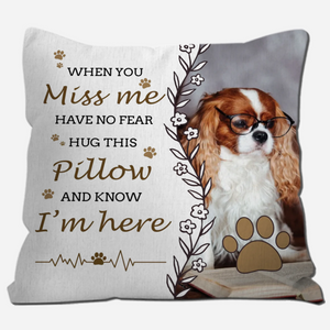 Cute Dog Photo Pillow – Personalized with Your Pet’s Face - 89Prints