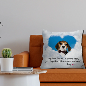Pretty Dog Photo Pillow – Personalized Keepsake Gift - 89Prints