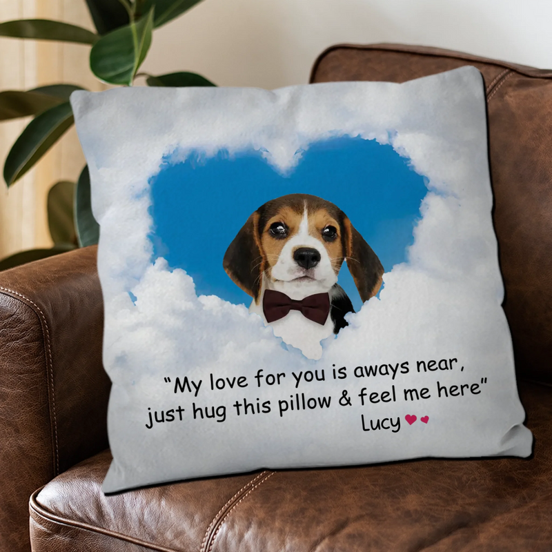Pretty Dog Photo Pillow – Personalized Keepsake Gift - 89Prints
