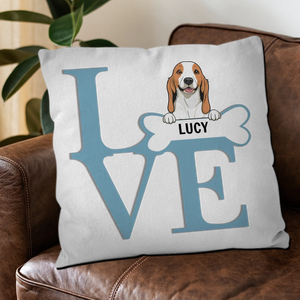 Cute Custom Dog Pillow – Personalized with Name Print - 89Prints