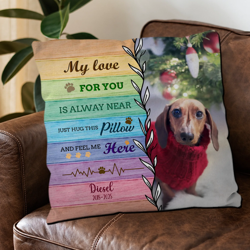 Cute Dog Pillow Custom – Personalized with Your Pet’s Face - 89Prints