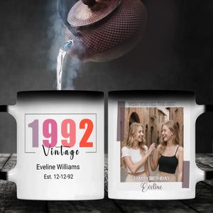 Happy Birthday Mug – Stylish Gift for 1992 Born Friends - 89Prints