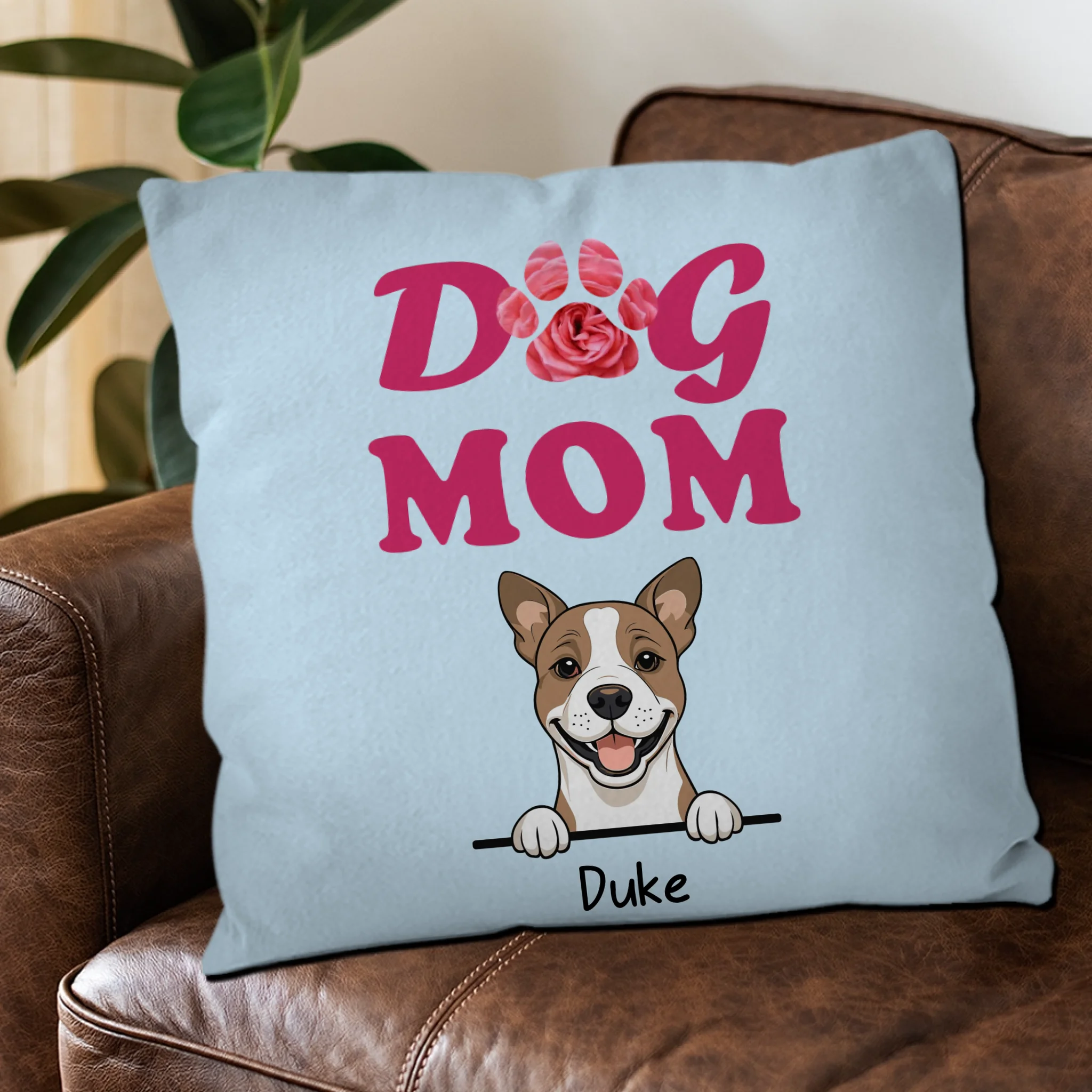 Gentle Dog Pillow – For Loving Dog Moms - 89Prints