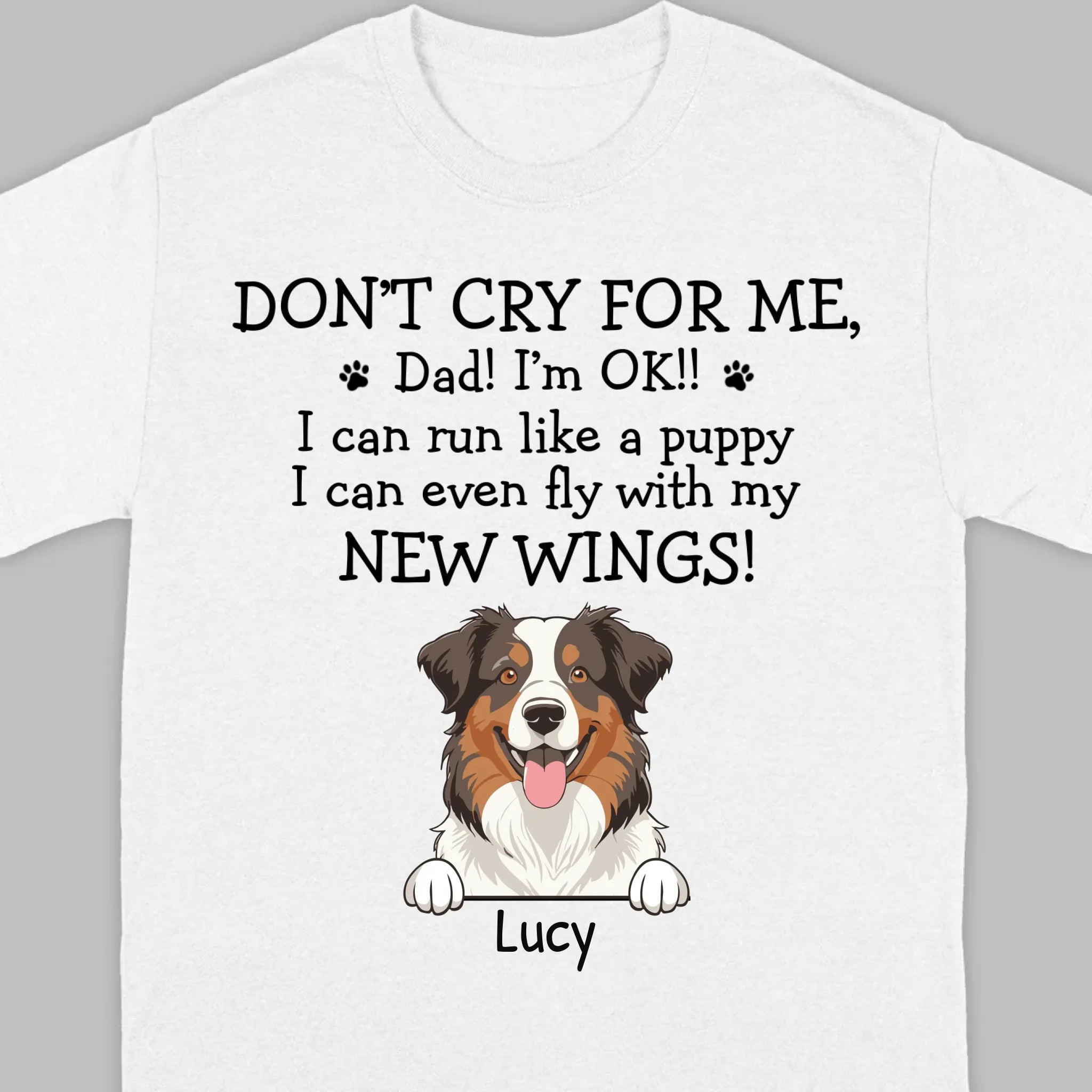 Custom Memorial Dog T-Shirts – Honor Your Beloved Pets with 89Prints