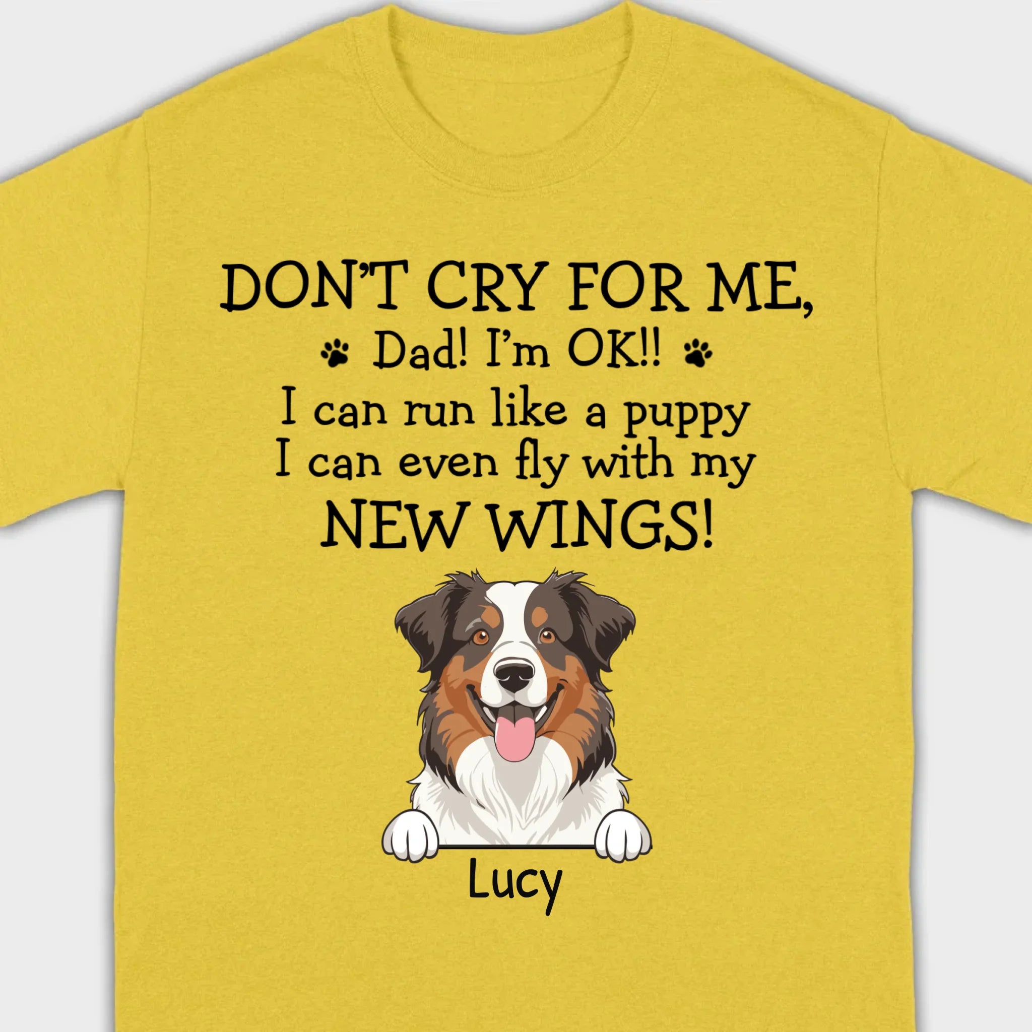 Custom Memorial Dog T-Shirts – Honor Your Beloved Pets with 89Prints