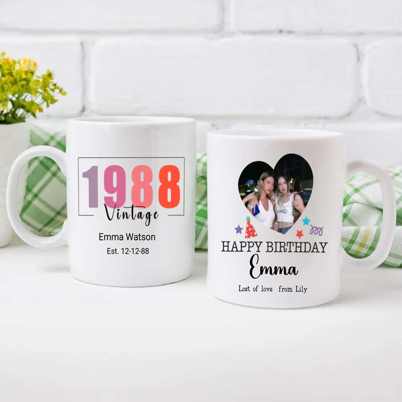 Retro Mug Since 1988 – Classic Birthday Edition – 89Prints