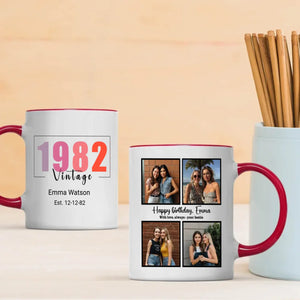 Custom 1982 Birth Year Mug – Personalized Birthday Gift – 89Prints