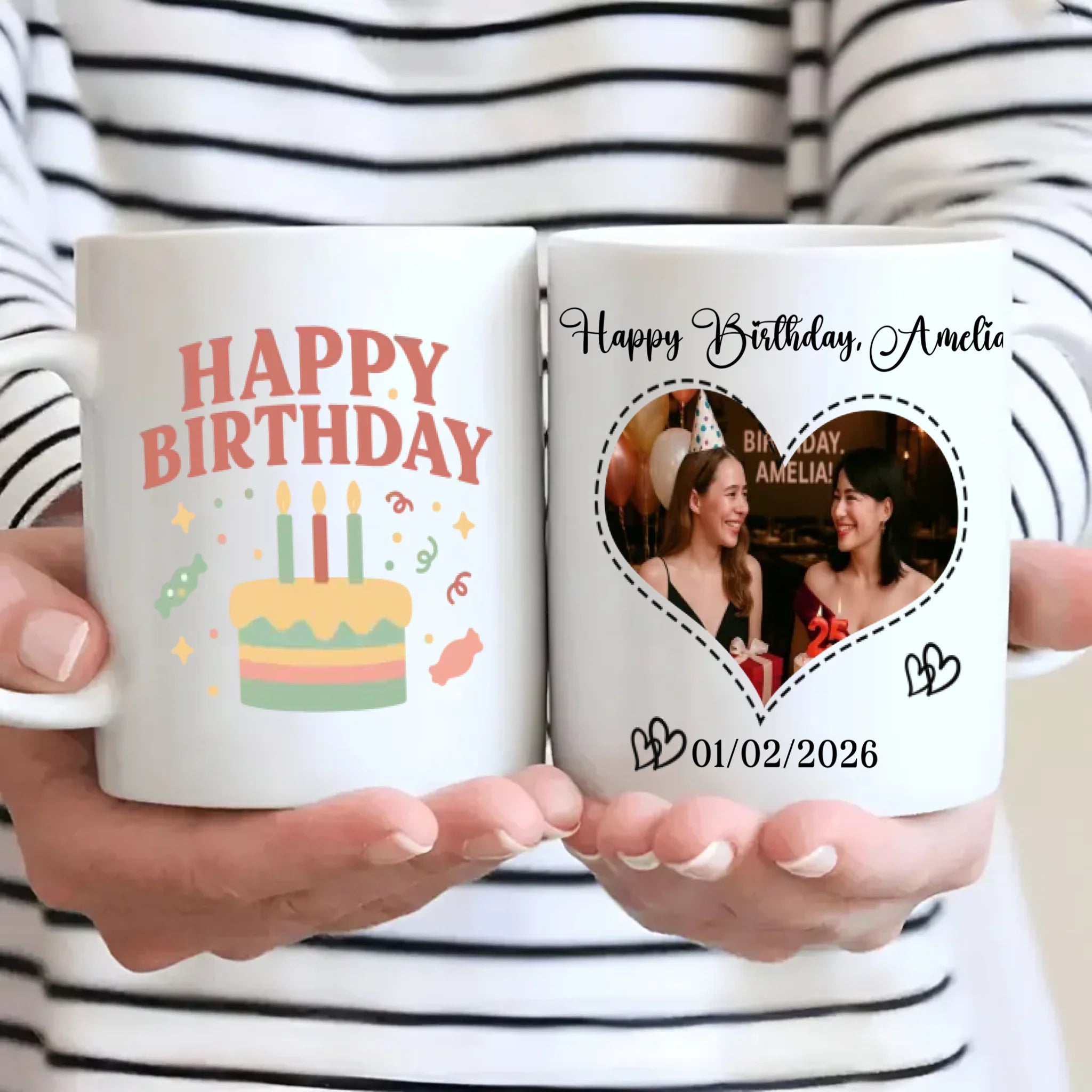 Personalised Birthday Mugs – Custom Happy Birthday Mug with Name –89Prints