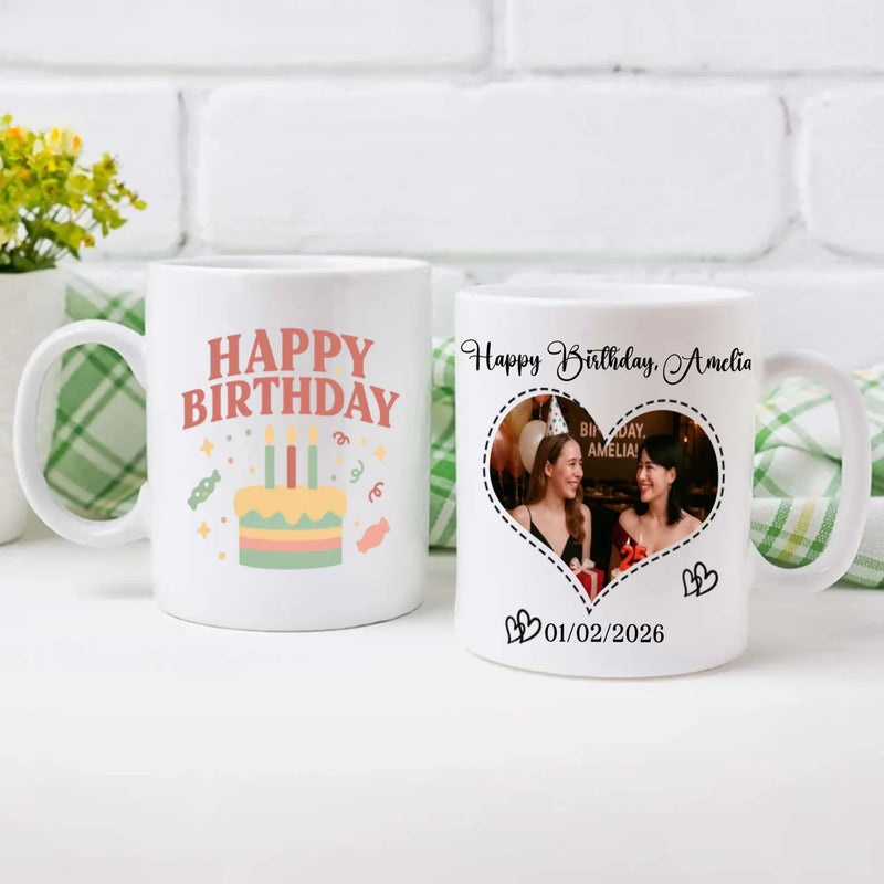 Personalised Birthday Mugs – Custom Happy Birthday Mug with Name –89Prints