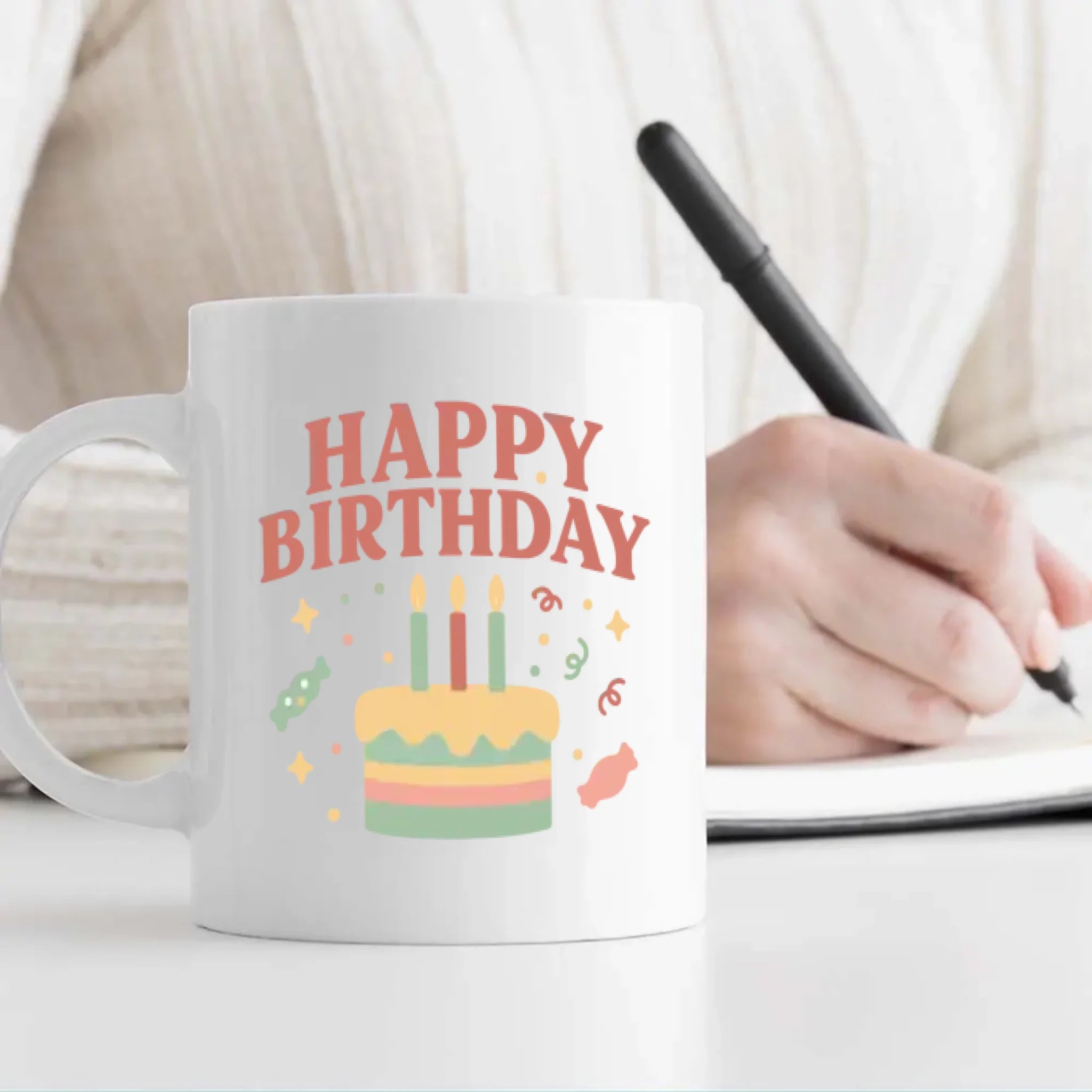 Personalised Birthday Mugs – Custom Happy Birthday Mug with Name –89Prints