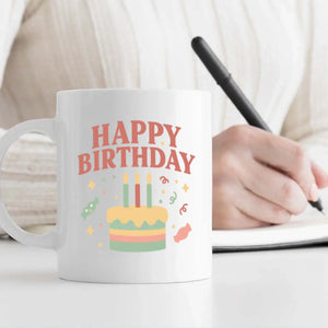 Personalised Birthday Mugs – Custom Happy Birthday Mug with Name –89Prints