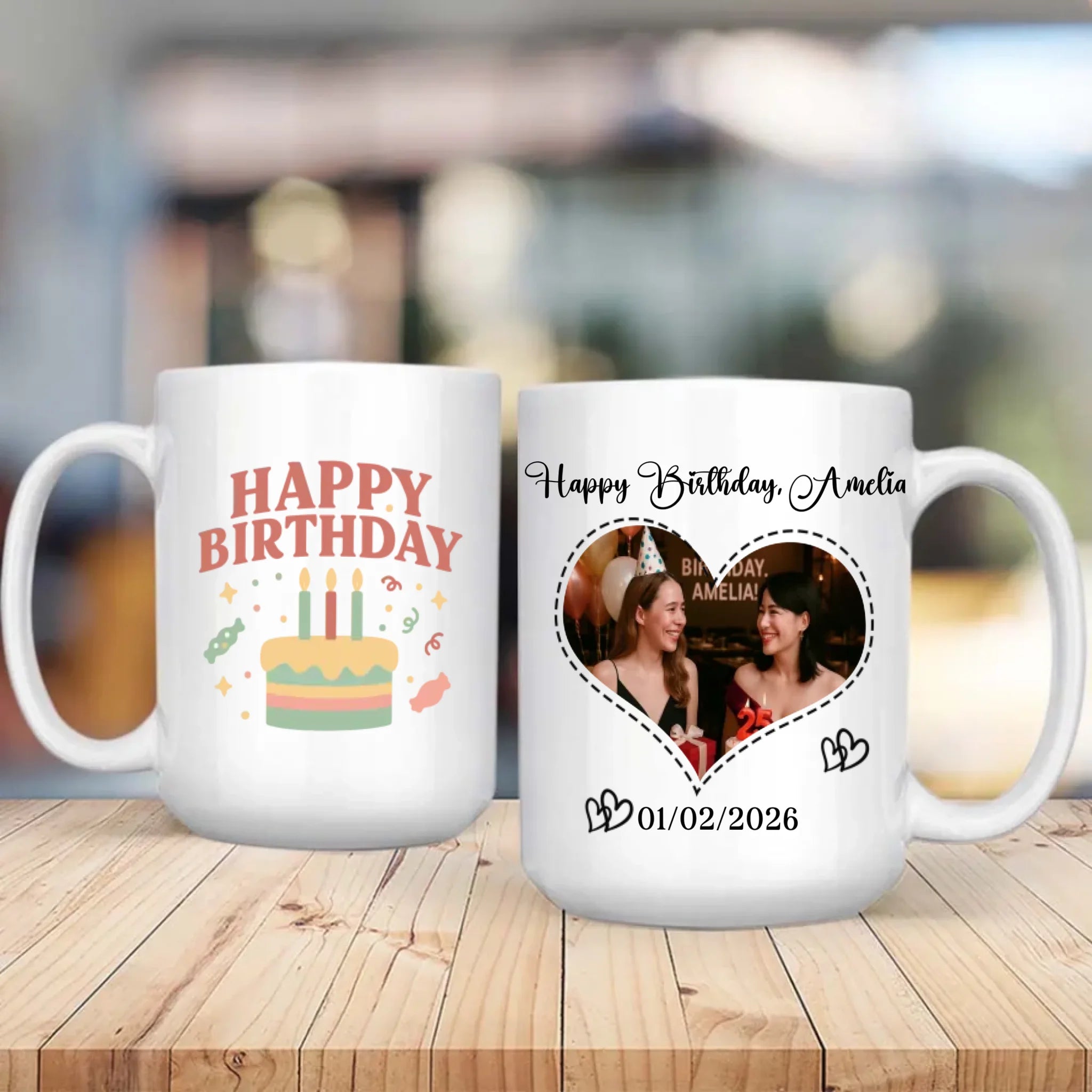 Personalised Birthday Mugs – Custom Happy Birthday Mug with Name –89Prints