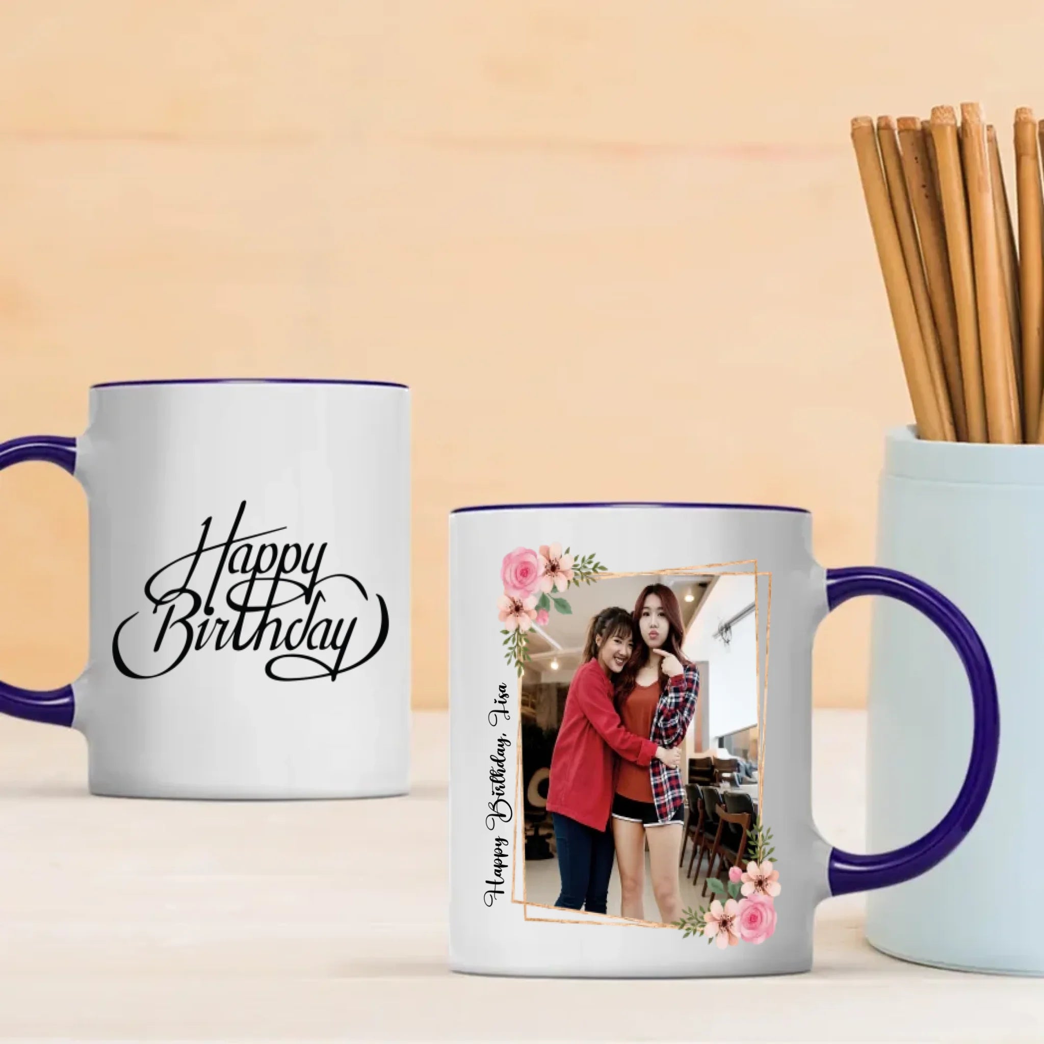 Personalised Birthday Mugs – Custom Happy Birthday Mug with Name-89Prints