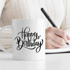 Thank You for Being a Friend – Personalised Birthday Mug –89Prints