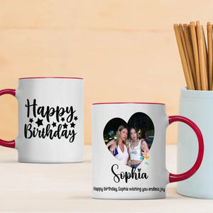 Custom Birthday Mug – “Wishing You Endless Joy” Gift Cup –89Prints