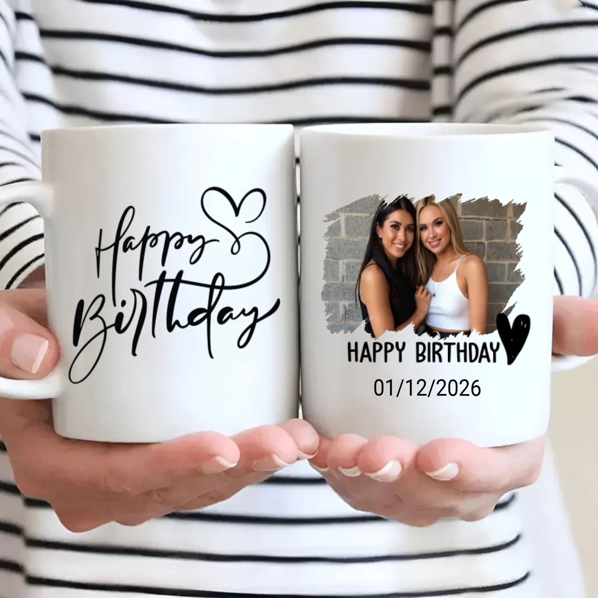 Happy Birthday Printed Mugs – Customised Designs for Celebrations –89Prints