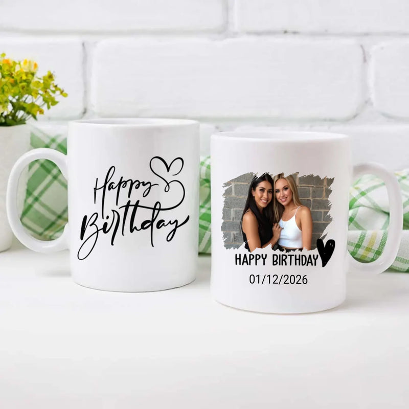 Happy Birthday Printed Mugs – Customised Designs for Celebrations –89Prints