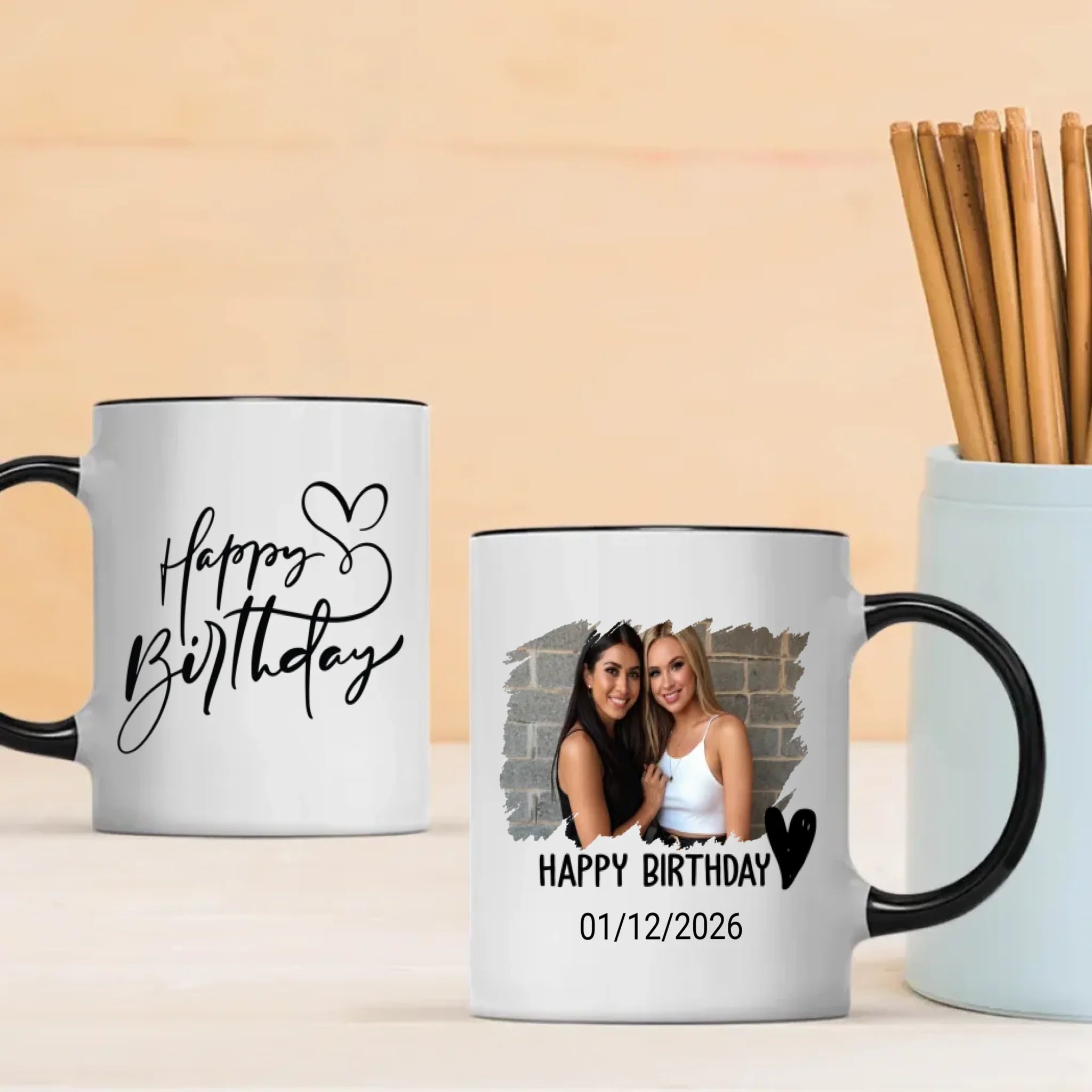 Happy Birthday Printed Mugs – Customised Designs for Celebrations –89Prints