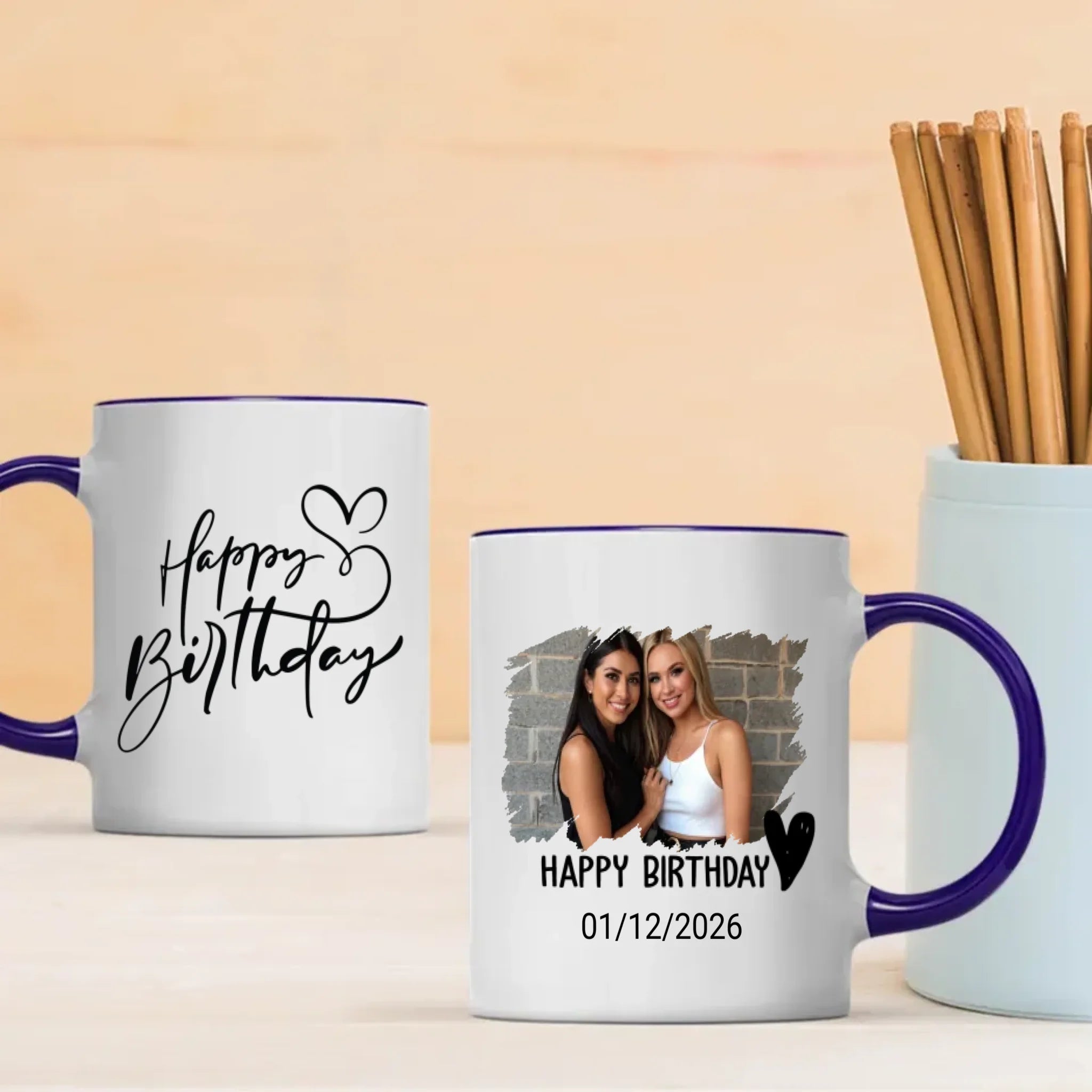 Happy Birthday Printed Mugs – Customised Designs for Celebrations –89Prints