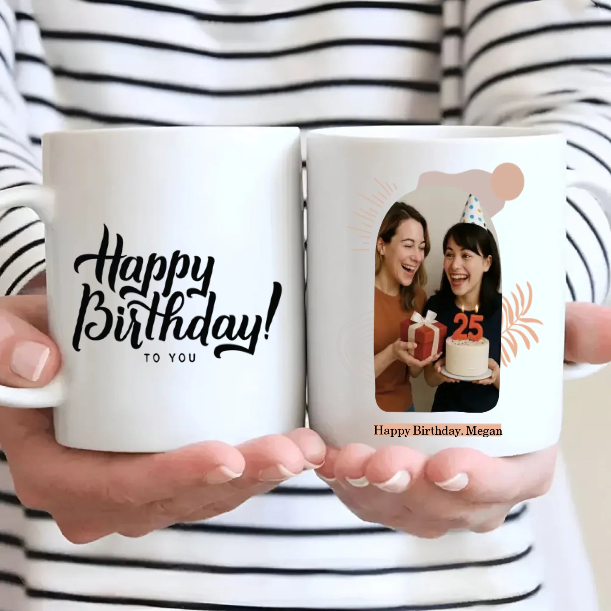 Happy Birthday Printed Mugs For Friends – Customised Name & Party Giveaways –89Prints