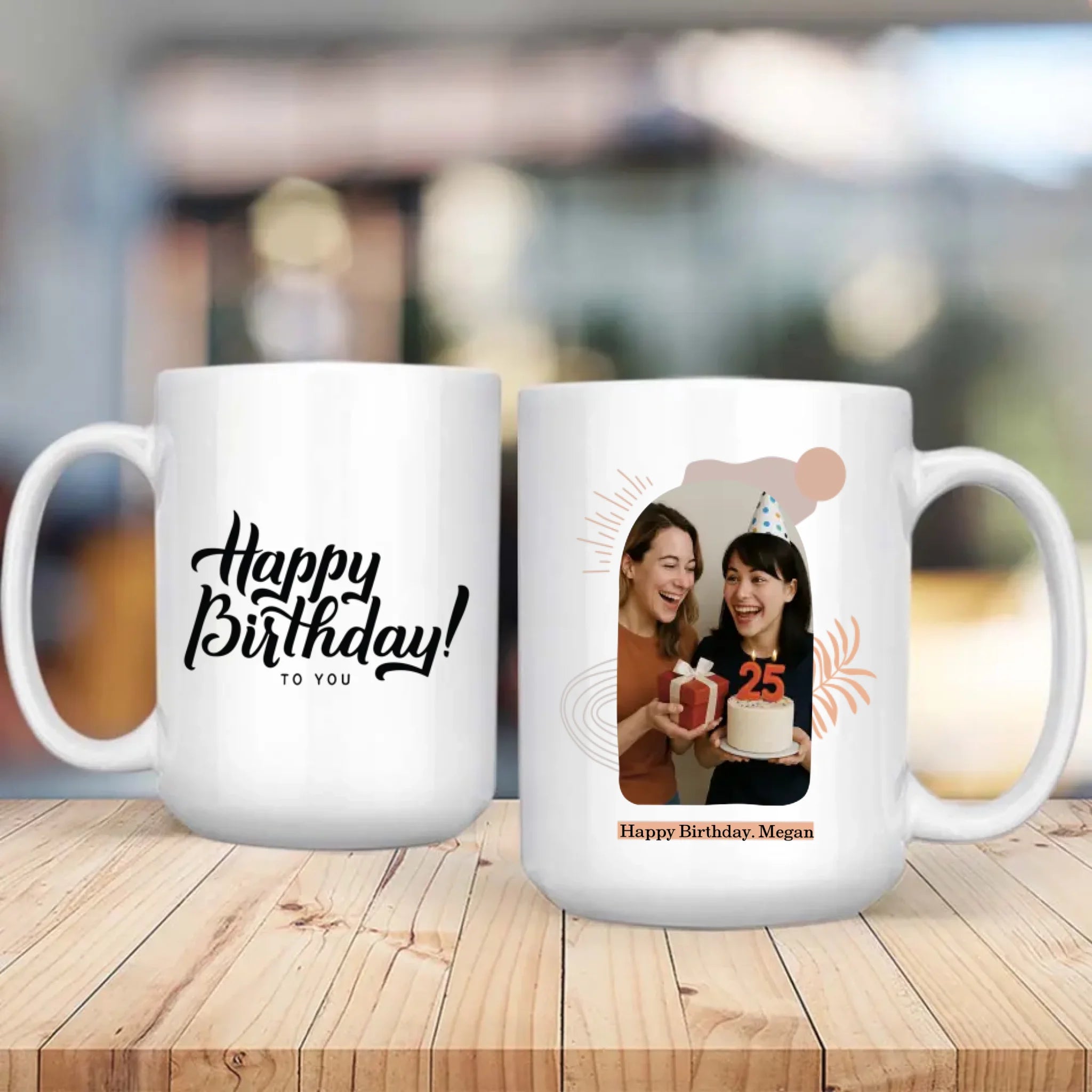 Happy Birthday Printed Mugs For Friends – Customised Name & Party Giveaways –89Prints