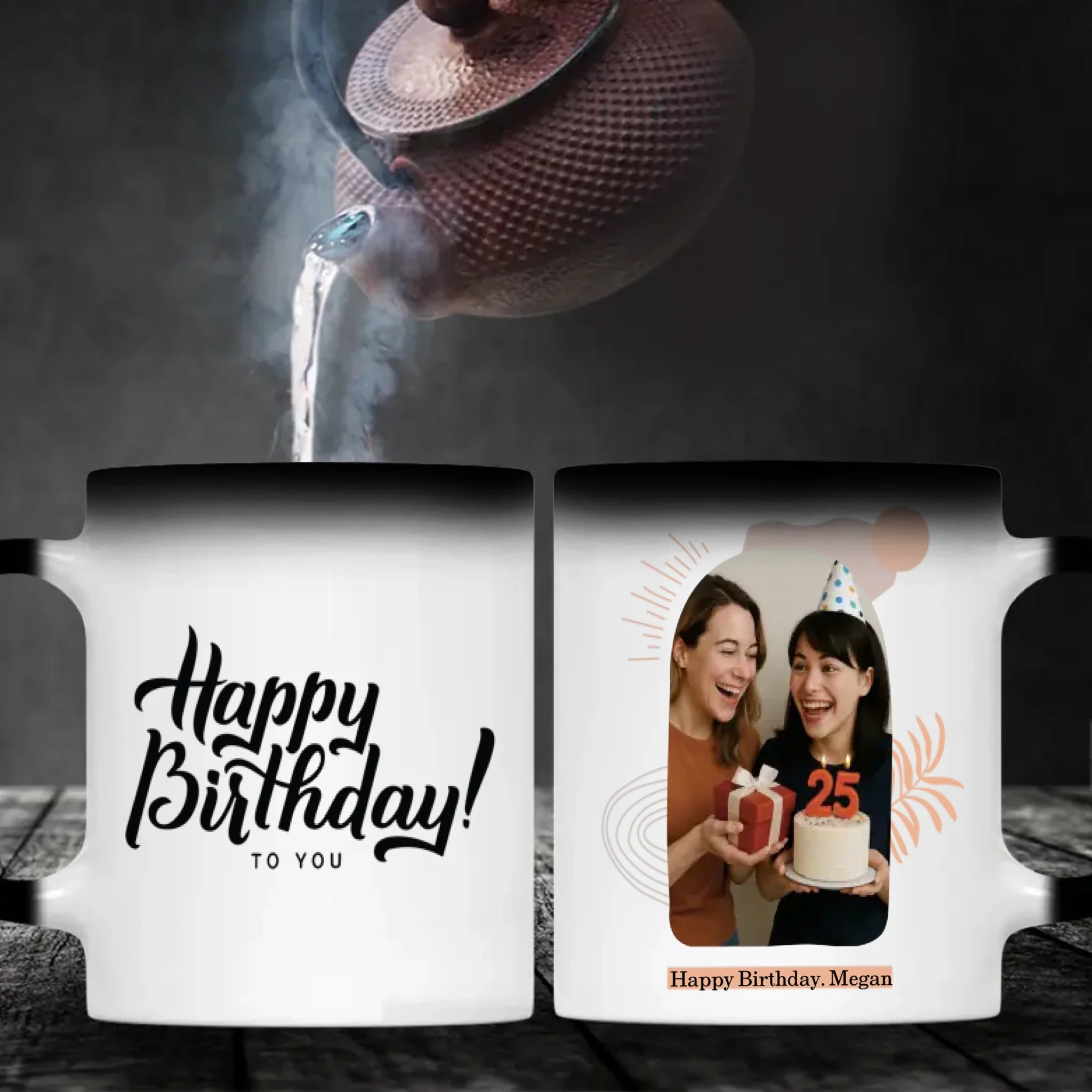 Happy Birthday Printed Mugs For Friends – Customised Name & Party Giveaways –89Prints