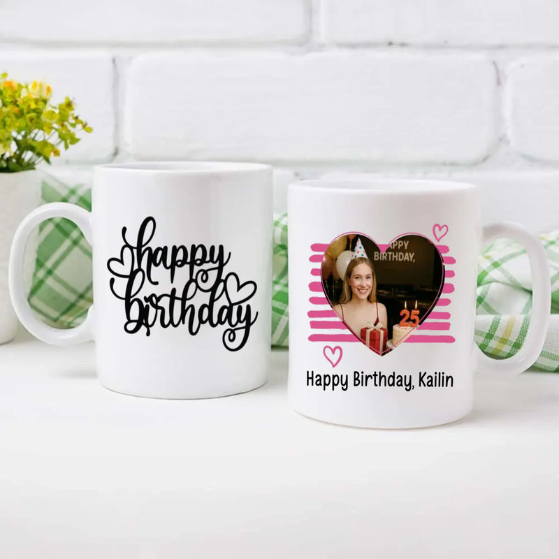 Cheers to 25 Years – Happy 25th Birthday Mug –89Prints