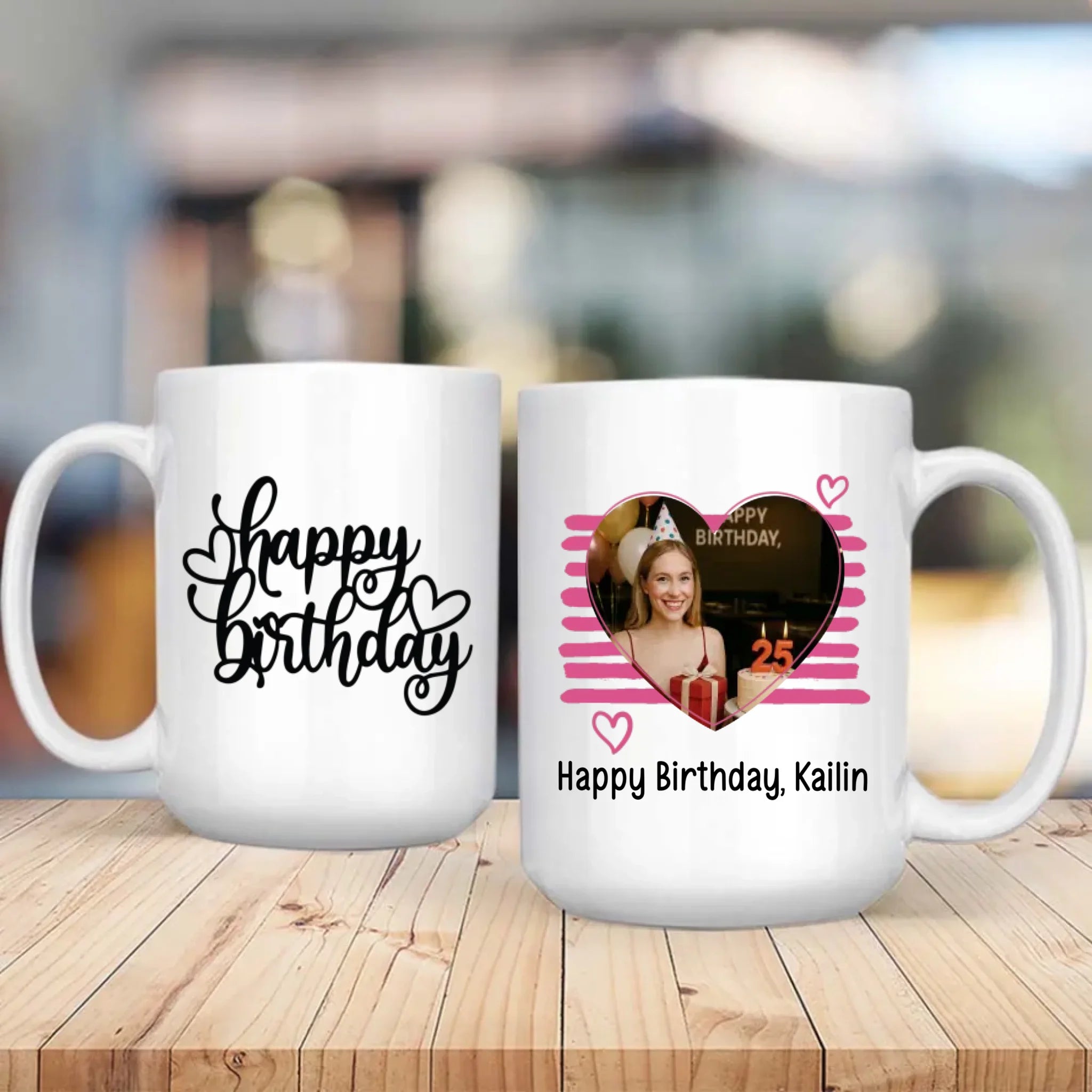 Cheers to 25 Years – Happy 25th Birthday Mug –89Prints