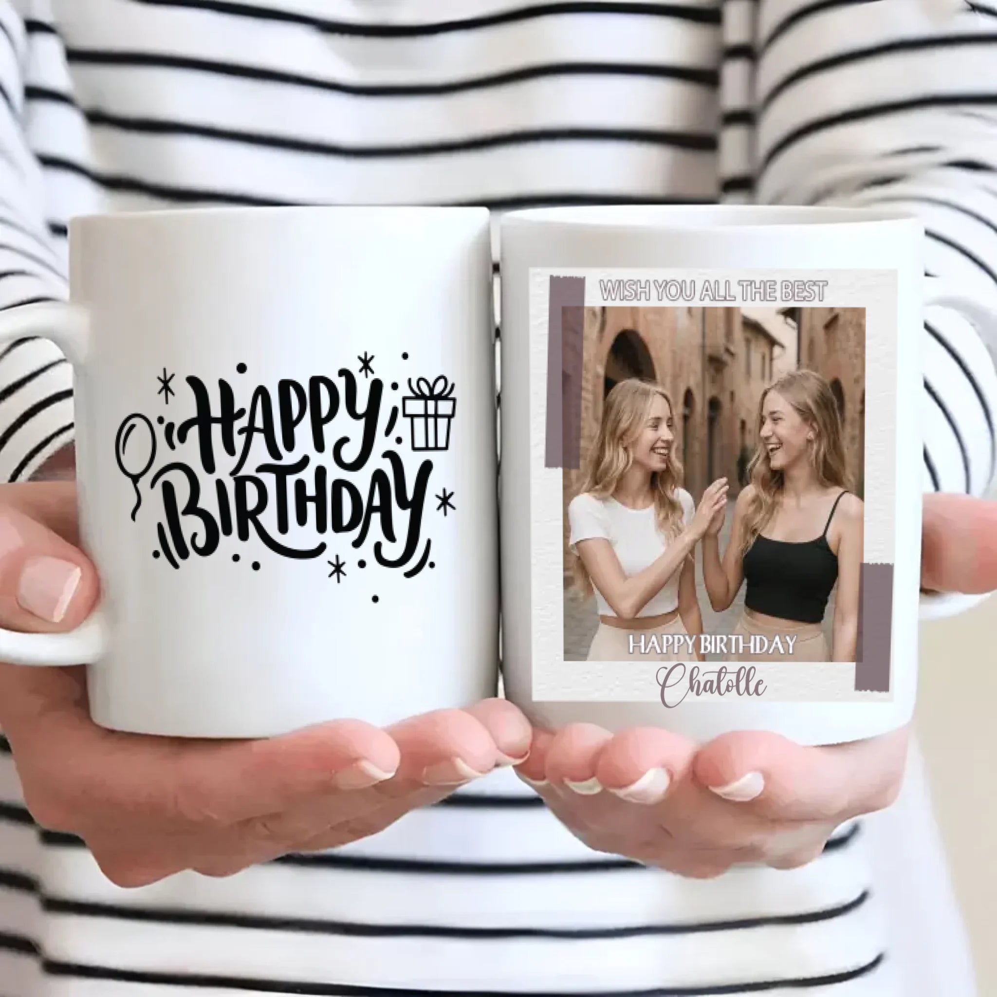 Custom Birthday Mug – Wishing You All the Best – Gift Cup – 89Prints