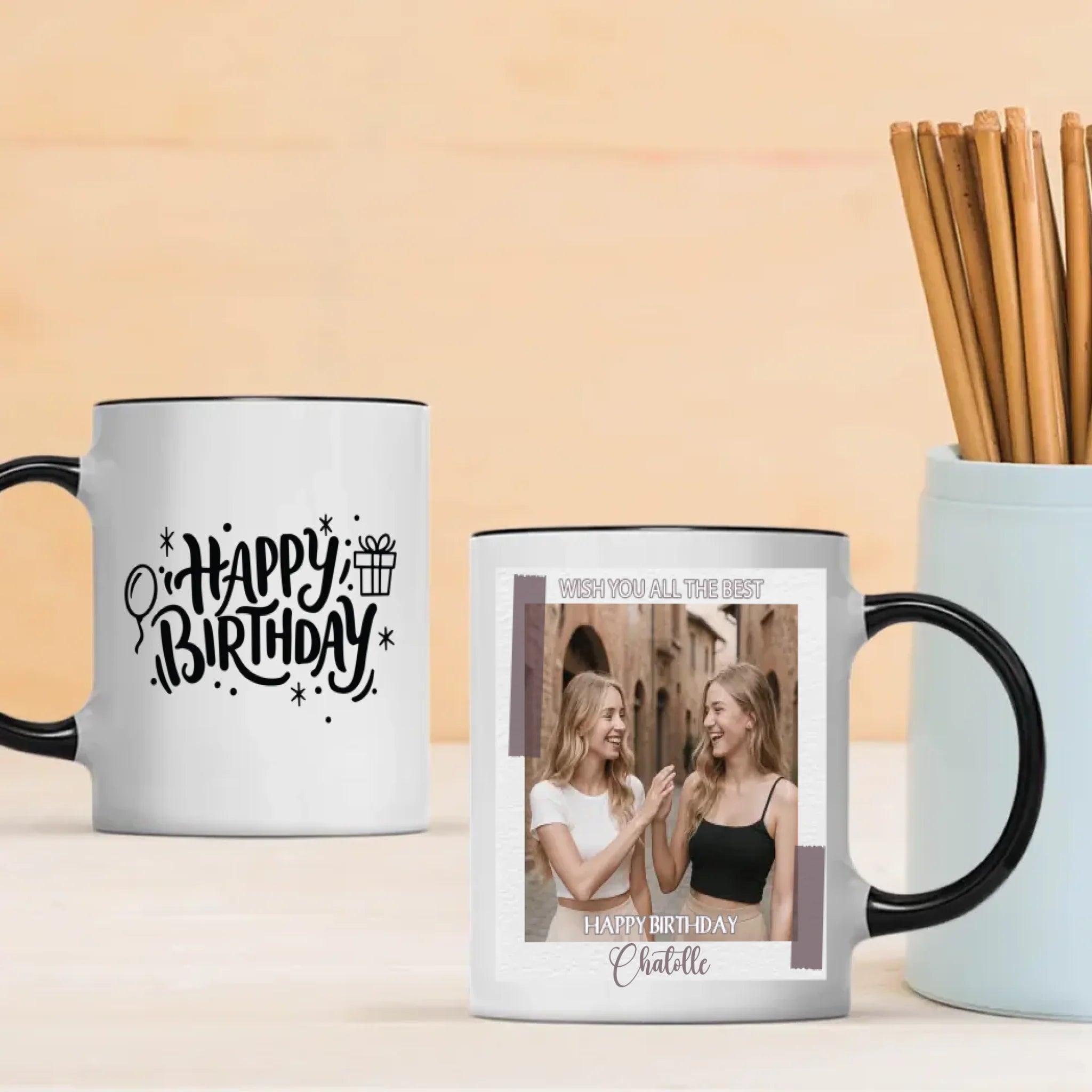 Custom Birthday Mug – Wishing You All the Best – Gift Cup – 89Prints