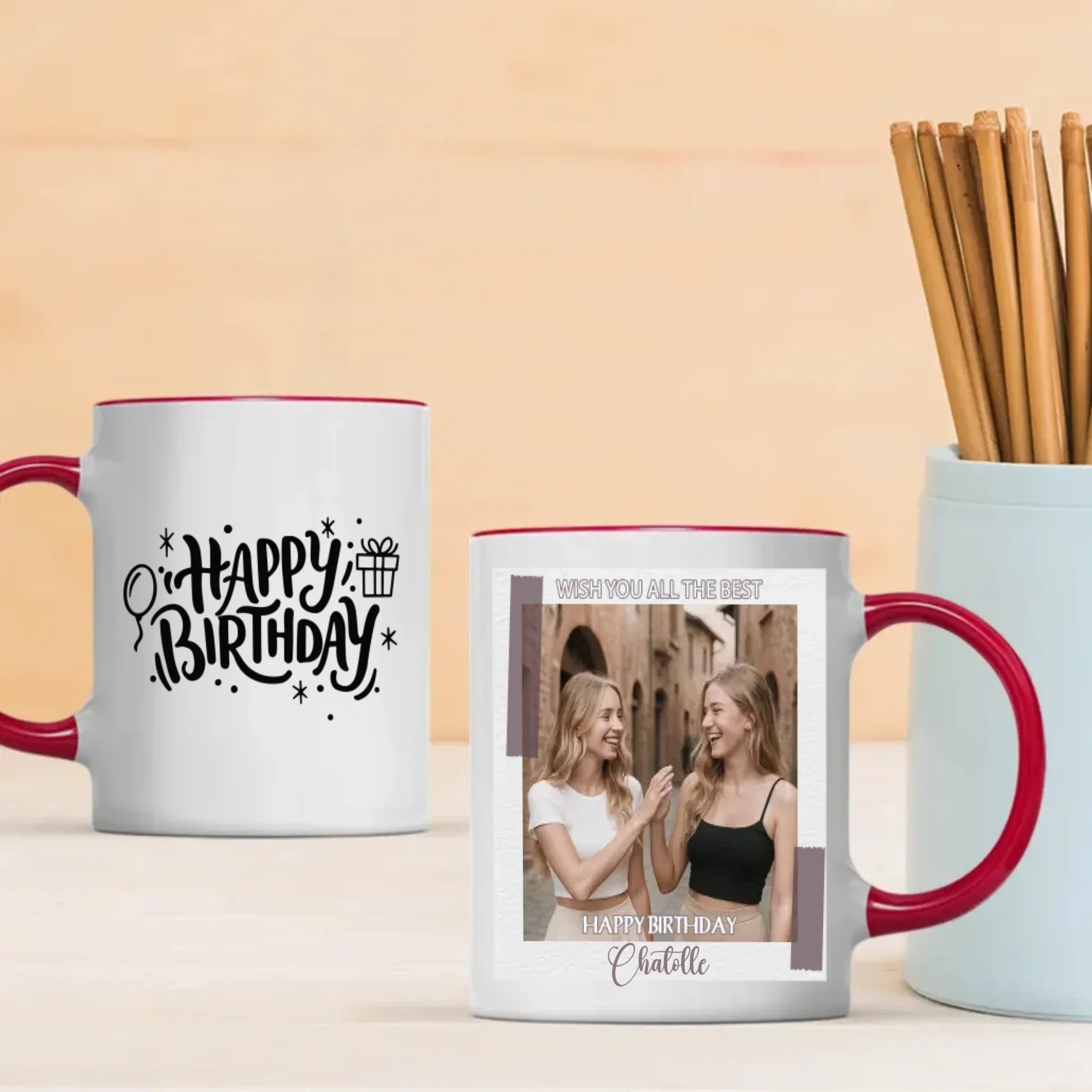 Custom Birthday Mug – Wishing You All the Best – Gift Cup – 89Prints