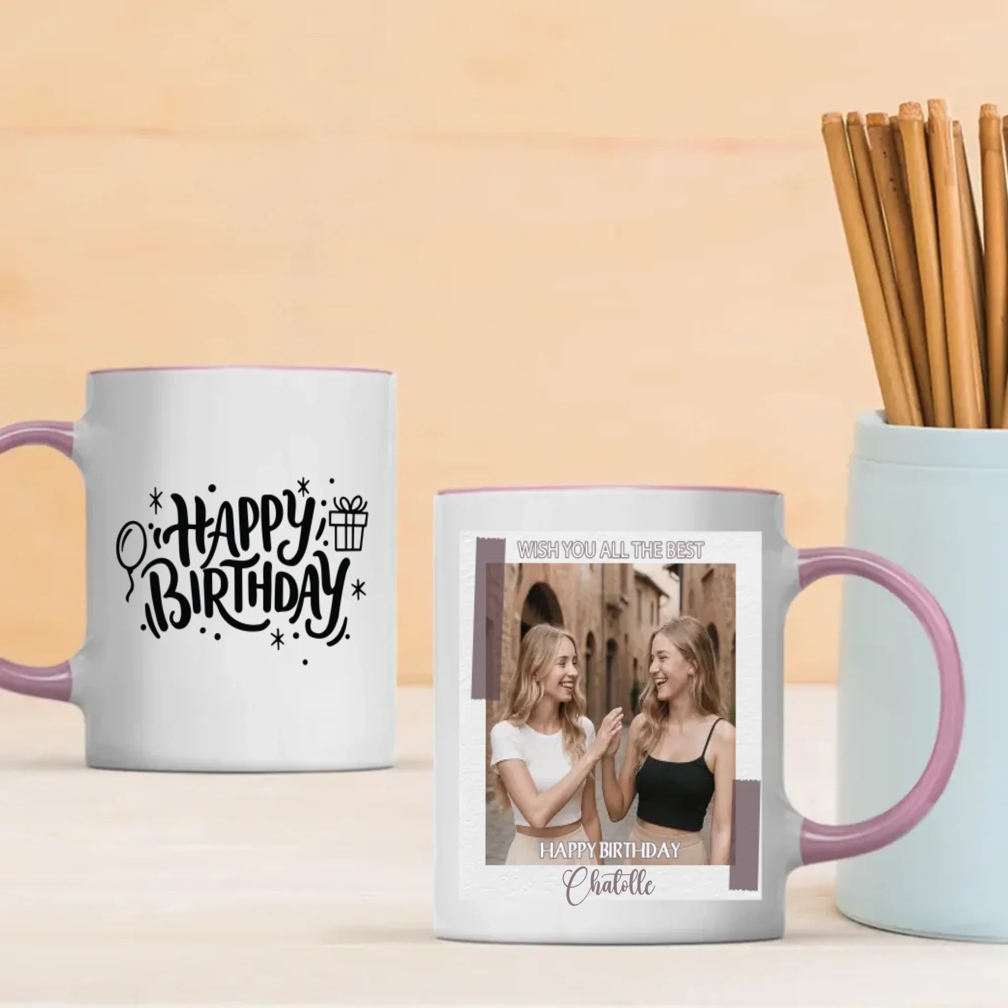 Custom Birthday Mug – Wishing You All the Best – Gift Cup – 89Prints