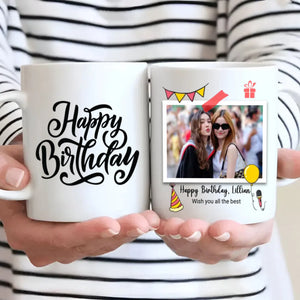 Happy Birthday Mug with Name – Wish You All the Best – 89Prints
